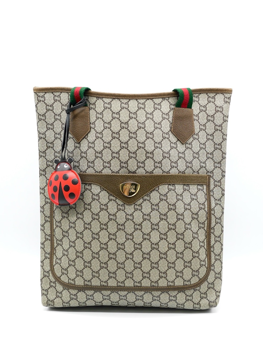 🍓GUCCI GG PVC Sherryline Shoulder Bag